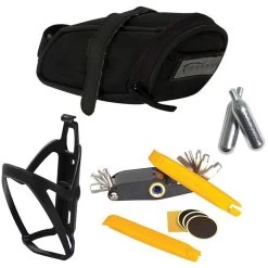 Serfas Seat-Bag Cage 16-Tool Multi-Tool Patch Kit Co2 Pump Pro Starter Pack