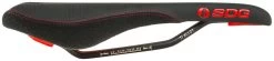 SDG Components Radar Mtn Saddle Ti-Alloy Rails - Red/Black